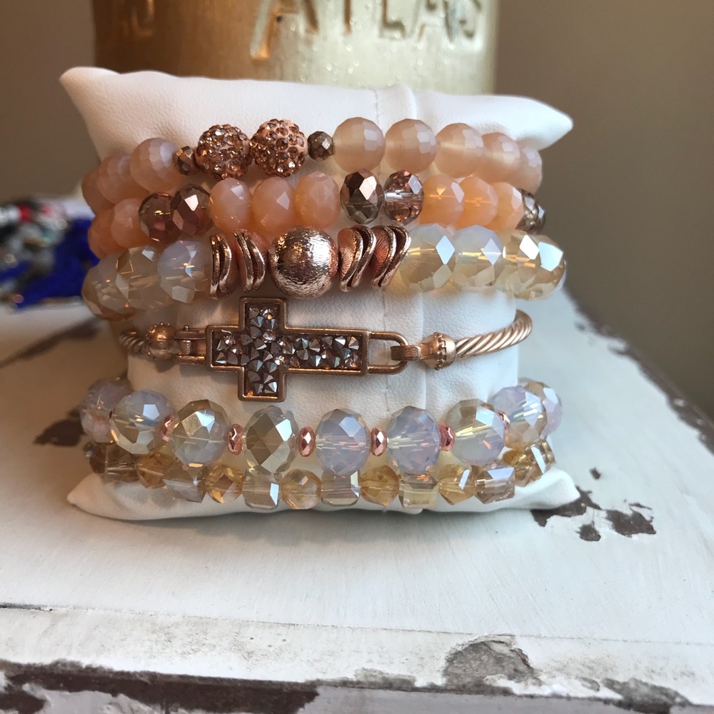Stacked Bracelets!!!  Arely Bracelets❤️ - Picture 3 of 8